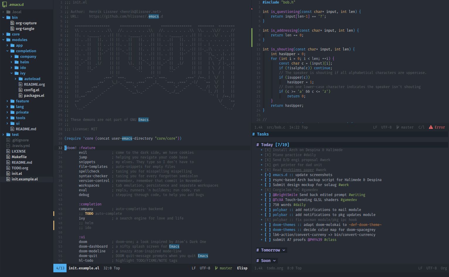 DOOM EMACS